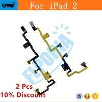 2ชิ้นสำหรับ iPad 2 2nd รุ่น (รุ่นสามัญ) ใหม่เปิด/ปิดสวิตช์เปิดปิดควบคุมระดับเสียงสายเคเบิ้ลยืดหยุ่นสำหรับ Apple iPad 2