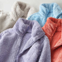 Coral fleece plush jacket womens autumn and winter polar fleece thickened loose fragrance 2022 warm clothes jacket ins hot