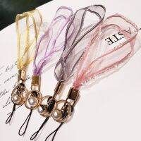 Wrist Strap Metal Clip Anti-lost Lanyard Mobile Phone Straps Wrist Rope Phone Wrist Straps Hanging Rope Ornaments Phone Charms