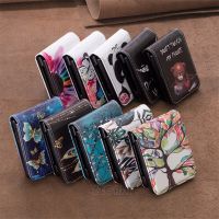 เคสหนังสำหรับ Galaxy Z Flip 5 4 5G สำหรับ Samsung Galaxy Z Flip 3ไม่สัมผัสฝาครอบโทรศัพท์ของฉันอุปกรณ์ป้องกันแพนด้าการ์ตูนน่ารัก