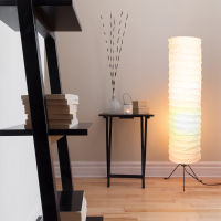 1Pc 1M Nordic Style Simple Floor Lamp Light Cover Paper Design Floor Light Lamp Shade Decor European Style for Home Ho Using