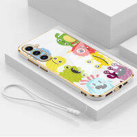 Guyon เคสสำหรับ  เสค Samsung Galaxy S22 Plus S23 S23พิเศษ A24 M14 5G นิ่มดีไซน์ใหม่รูปการ์ตูนของแท้ซิลิโคนเหลวกันกระแทก