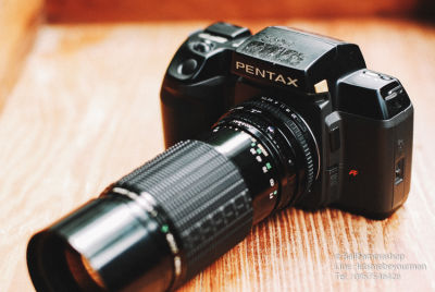 ขายกล้องฟิล์ม Pentax SF-7 Serial  5143966 พร้อมเลนส์ Sigma 100-200mm F4.5