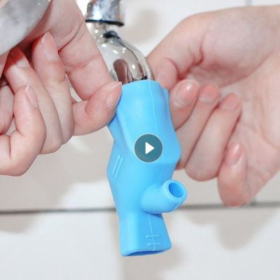 High Elastic Silicone Water Tap Extension Sink Children Washing Device Bathroom Kitchen Sink Faucet Guide Faucet Extenders Drop