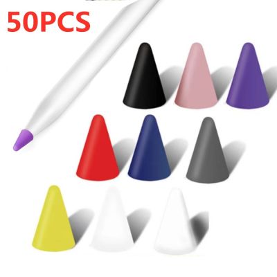 10/50ดินสอ Pcs ฝาครอบท่อไอเสียสำหรับดินสอ2Nd รุ่น1St ซิลิโคนปิดเสียงสำหรับปากกาสไตลัสหน้าจอสัมผัสเคส