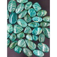 1 Pc Random Pick Natural Amazonite Wholesale Price Stone Cabochons Handmade And hand polished for Making Jewelry