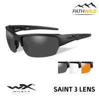 WILEY-X SAINT 3 LENS SMOKE GREY - CLEAR - LIGHT RUST / MATT BLACK FRAME แว่น Tactical ผ่านมาตรฐานของกองทัพสหรัฐ และ ANSI ความปลอดภัยสูง