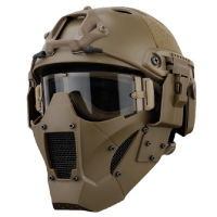 Iron Warrior Tactical with Fast Helmet and Tactical Goggles Hunting Motorcycle Paintball Cosplay Protect Gear