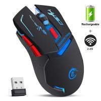 2.4G Wireless Mouse RGB Rechargeable Mouse Wireless Computer Silent Mause LED Backlit Ergonomic Gaming Mouse For Laptop PC