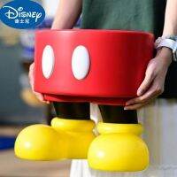 การ์ตูน Mouse เก้าอี้ Creative Mickey กางเกงข้างเตียงตารางเรซิ่นรองเท้าเปลี่ยนสตูล Nordic Home Decor Mini Table