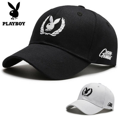 Playboy หมวกผู้ชายฤดูใบไม้ผลิและฤดูใบไม้ร่วงเวอร์ชั่นเกาหลีของหมวกอินเทรนด์หมวกกันแดดกลางแจ้ง