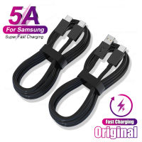 Asal 5A USB Jenis C Kabel untuk S22 S23 S20 S21 A54พิเศษ A52 Super Cepat Mengecas Aksesori Kabel Pengecas