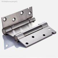 ◄✓ Double Open Spring 3 Inch / 4 Inch Hinge Stainless Steel Two Way Free Door Hinge Hinge Cowboy Door Fence Dedicated Hinge