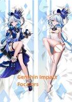 Dakimakura อะนิเมะปลอกหมอน Genshin ผลกระทบ Focalors สองด้านพิมพ์ชีวิตขนาดร่างกายปลอกหมอนของขวัญสามารถปรับแต่ง