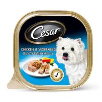 Cesar Chicken and Vegetable เนื้อไก่ผักรวม ขนาด 100 กรัม