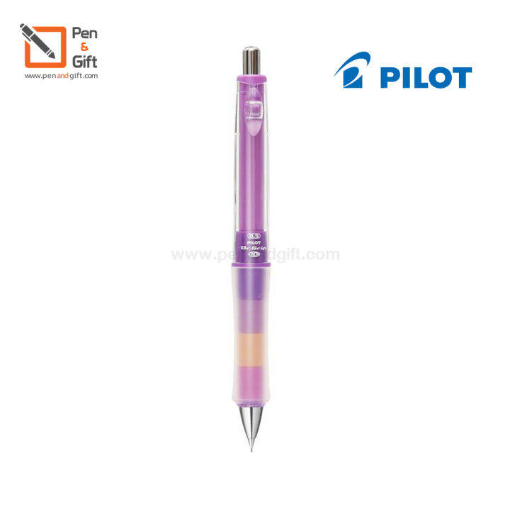 pilot-dr-grip-playborder-mechanical-pencil-lavender-color-ดินสอกดเขย่าไส้-pilot-dr-grip-playborder-0-5-mm-สีม่วง-ลาเวนเดอร์-penandgift