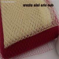 ☈ 100x160cm Width Russian Veiling Hat Birdcage Veils Netting Mesh Fabric For Wedding Millinery Trim Netting DIY Hair Accessories