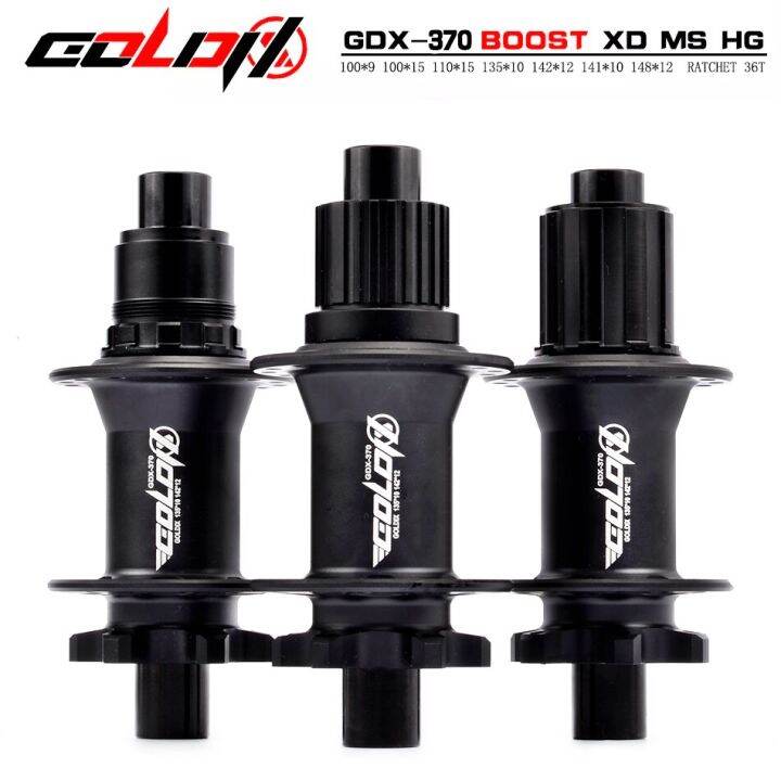GOLDIX M370 Hub Ratchet 36T HG XD MS Disc Card Brake Mountain Bike Hub