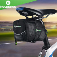 ROCKBROS Bicycle Bag With Lid Folding Bike Saddle Bag Bicycle Nylon Shockproof Cycling Rear Seatpost Tail MTB Bike Accessories