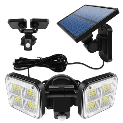 120 LED Waterproof Solar Lamps Adjustable Head Wide Lighting Angle Solar Light Outdoors Motion Sensor Garden Led Light