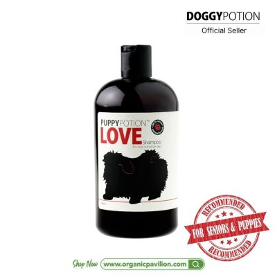 Puppy Potion Love Shampoo แชมพูสำหรับสัตว์เลี้ยงสูตรออร์แกนิค แชมพูอาบน้ำหมา สบู่อาบน้ำหมา สบู่อาบน้ำสัตว์เลี้ยงแบบออร์แกนิค (500ml)