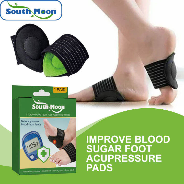 South Moon Improve Blood Sugar Foot Acupressure Pads Relief Feet Leg