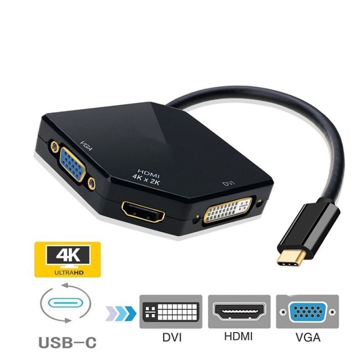 type-c-to-vga-hdmi-compatible-dvi-multifunction-converter-usb-c-adapter-usb-3-1-hub-for-smartphone-samsung-laptop-macbook-dell