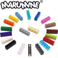 Marumine บล็อกน้ำแข็งฐาน1X4 3010 40ชิ้นชิ้นส่วนบล็อกตัวต่อแบบคลาสสิกแบบทำมือสามารถถอดประกอปได้เครื่องประดับจากนักออกแบบในเมือง