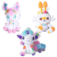 Pokemon Plush ของเล่น Pikachu พวงหรีด Ponyta Scorbunny Sylveon Eevee ตุ๊กตาตุ๊กตาของเล่นดาบ Shield เด็กของขวัญฮาโลวีน-WJJEE SHOP