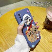 Chenyyyka เคสปลอกสำหรับ Samsung A03s A03ลายการ์ตูนนาซ่าเมาส์แบบนิ่มเคสมือถือบางเคสขอบสี่เหลี่ยมด้านข้างทำจากซิลิโคนเคสป้องกันการกระแทก