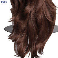 DSFJ 70Cm ผู้หญิงผมหยิกยาวคอสเพลย์ช่อผมปลอมเรียบเนียนไร้ปมสำหรับผู้หญิงชุดคอสเพลย์ขึ้น