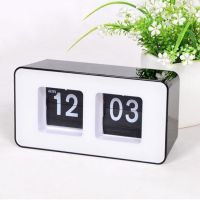 New intelligent simple automatic page flipping calendar clock simple clock digital living room seat clock 24-hour tabulation