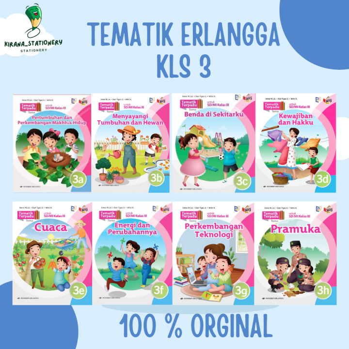 Buku Tematik Terpadu Sd Kelas Erlangga A B C D E F G H Tema