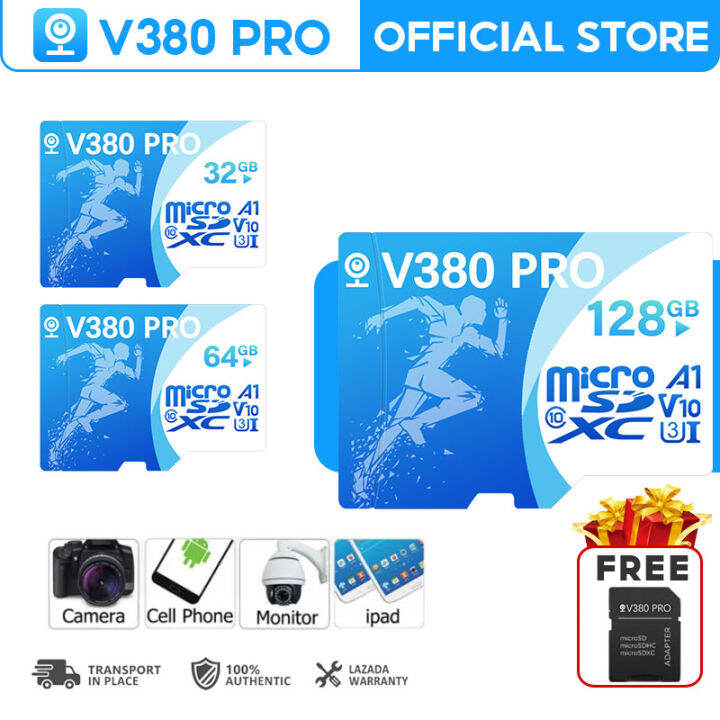 V380 PRO micro sd card 128gb original memory card 64gb original 32GB TF