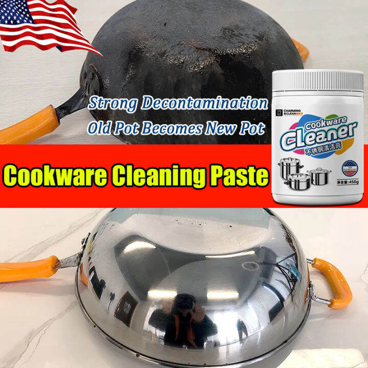 Stainless Cleaner 450g Powerful Rust Remover Metal Polish Cream