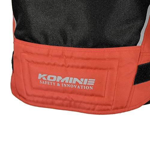 komine-jk-1573มอเตอร์ไซค์ปกป้องคาร์บอนเสื้อแจ็กเก็ตตาข่าย07-1573แสงผู้ชายสีเทาดำ-l