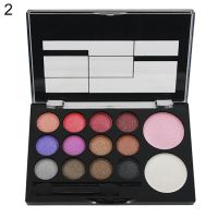 ㍿⊕ 14 Colors Eye Shadow Set Makeup Shimmers Eyeshadow Palette Cosmetic Eye Shadow Lady Gift