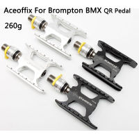 Aceoffix จักรยานพับเหยียบสำหรับจักรยาน Brompton เบาเหยียบอะแดปเตอร์ที่วางจำหน่ายด่วนสำหรับ MKS Ezy Pedalsfor