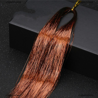 xingwendanp 200 strands โฮโลแกรม Sparkle hair tinsel ส่วนขยาย dazzles 90cm Women ฮิปปี้