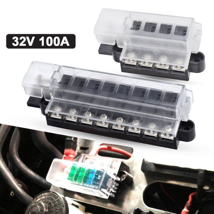【jw】 4/8 Car Truck Circuit Fuse Accessory 12V 24V Breaker Fuses ATO