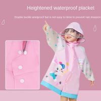 Kids Raincoat Waterproof 1-10 Years Boys Girls Rain Jackets Cartoon Baby Rain Coat Outfits Dinosaur Cute Rainwear Baby Clothes