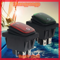 [ZY] Legend กันน้ำ4 PIN 12V LED Rocker สลับสวิทช์รถ Momentary เรือทะเลเปิด-ปิด