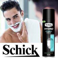 Schick Hydro Stubble Shave Gel 198g โฟมเจลโกนหนวดสูตรพิเศษเพื่อการดูแลผิวหลังการโกนที่มีประสิทธิภาพจากต่างประเทศ