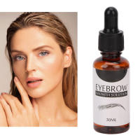 Eyebrow Growth Serum อุปกรณ์แต่งหน้า Eyebrow Growth Fluid พร้อม Droppers สำหรับผู้หญิงสำหรับคิ้ว