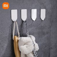 Xiaomi Stainless Steel Hook Self Adhesive Clothes Hange Bags Key Rack Kitchen Towel Hanger Hanging Hooks Bathroom Accessories