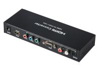 【Online】 ODM Auto Parts HDMI ไปยังคอมโพเนนต์วิดีโอ VGA แปลงอะแดปเตอร์ HDMI ไปยัง Vga/ypbpr + R/l/ ตัวแปลง SPDIF วิดีโอ1080P ออดิโออาร์ซีเอ1080P