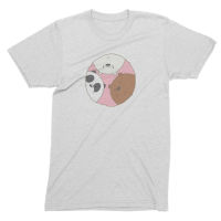 เสื้อยืดผ้าฝ้าย พิมพ์ลายหมี KAOS DISTRO WE BARE BEARS II KAOS WE BARE BEARS COMBED 30S 24S - PUTIH