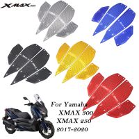 อุปกรณ์เสริมสำหรับรถจักรยานยนต์ CNC เท้าวางขั้นตอนเท้า Footpads จานสำหรับ Fit Yamaha XMAX 300 X-MAX 250 300 2017-2020