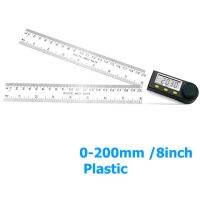 200มมสแตนเลสดิจิตอล Lcd Protractor Inclinometer Goniometer เครื่องมือวัดระดับเลเซอร์ไม้ฉากวัดมุมพลาสติกอิเล็กทรอนิกส์