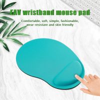◐ Office Mousepad With Gel Wrist Support Ergonomic Gaming Desktop Mouse Pad Wrist Rest For Pc Laptop Computer For Office Typing